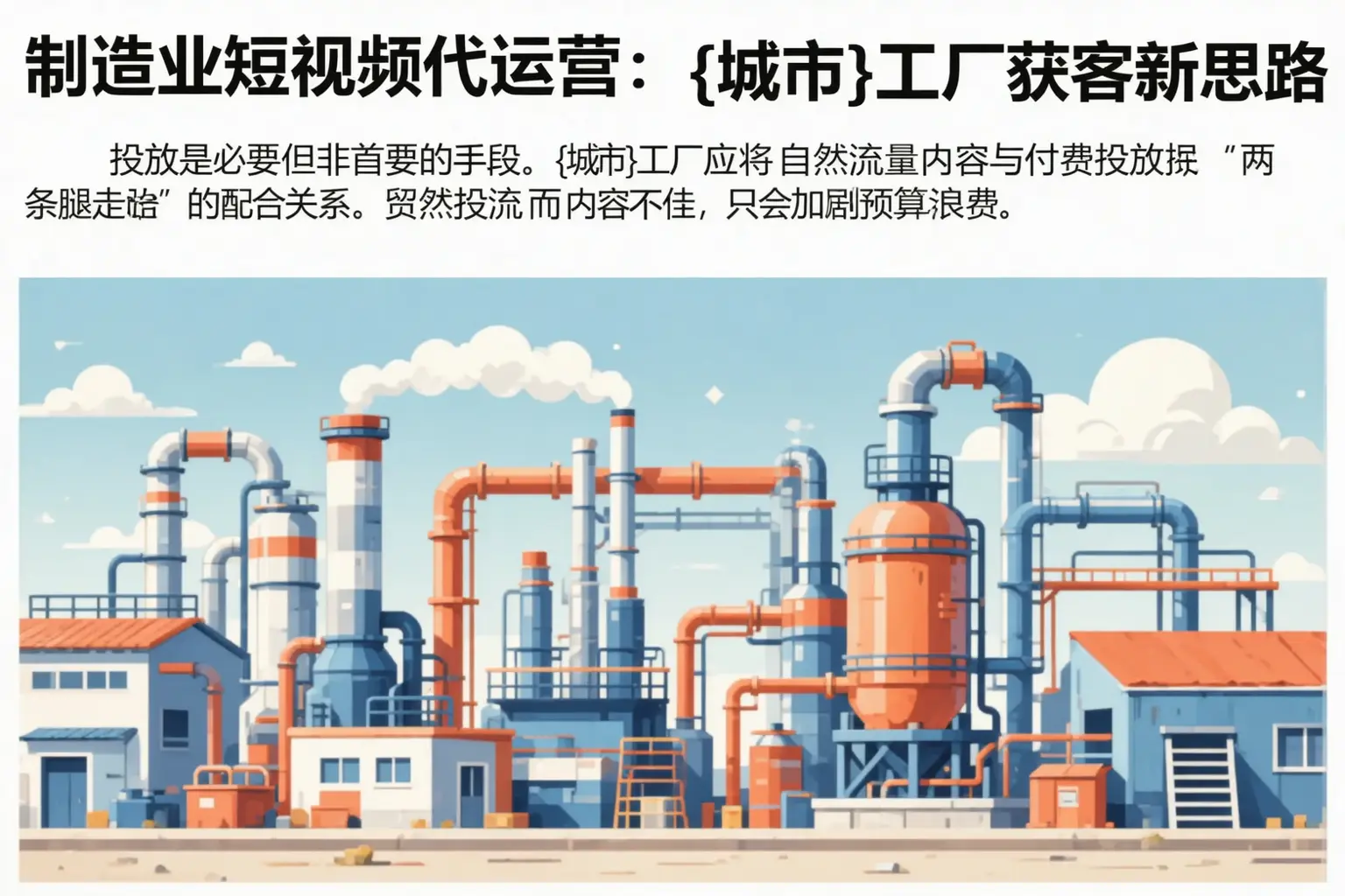 制造业短视频代运营：河南工厂获客新思路